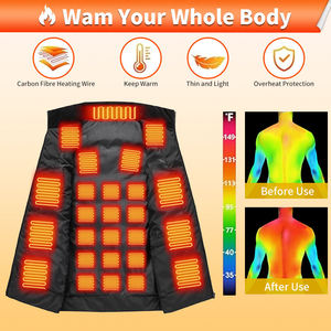 <span class=keywords><strong>Gilet</strong></span> Riscaldato USB Ricaricabile <span class=keywords><strong>con</strong></span> Logo Personalizzato, <span class=keywords><strong>Giacca</strong></span> Senza Maniche Invernale, Scaldacorpo Elettrico da <span class=keywords><strong>Uomo</strong></span> <span class=keywords><strong>con</strong></span> Batteria - Product Image 3