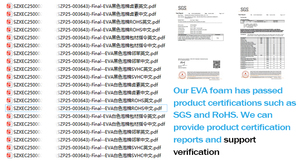 Thân thiện với môi trường và có thể tái chế EVA tấm xốp chống cháy chống tĩnh EVA bọt CuộN độ cứng 25 độ đến 70 độ Craft EVA bọt - Product Image 3