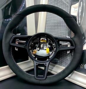 Volant de course LED en fibre de carbone avec logo personnalisé pour <span class=keywords><strong>Porsche</strong></span> 911 718, accessoires de modification automobile - Product Image 5