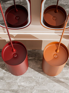<span class=keywords><strong>Lavabo</strong></span> Colonne Cylindrique Moderne de Luxe <span class=keywords><strong>pour</strong></span> Hôtel, Modèle Hot Explosions, à Poser au Sol - Product Image 4