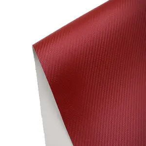 High Quality 1.0 mm PU Soft Backing Weave Pattern Decorative Synthetic Leather for Car Lining Headline Bags