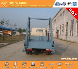 DONGFENG 4x2 Euro3 4m3 4cbm Brazo Rollo Contenedor Camión <span class=keywords><strong>de</strong></span> basura/<span class=keywords><strong>Gancho</strong></span> <span class=keywords><strong>de</strong></span> elevación Camión <span class=keywords><strong>de</strong></span> basura Vehículo <span class=keywords><strong>de</strong></span> transporte <span class=keywords><strong>de</strong></span> basura - Product Image 4