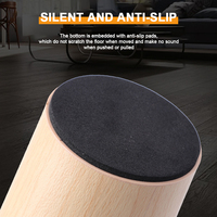 Pieds de meubles en plastique PP imitation bois, anti-rouille, anti-corrosion, pour canapé / lit / chaise / armoire