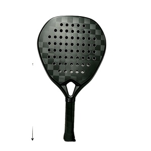 Pala de Pádel de Fibra de Carbono 18K con Forma de Diamante, Mango Largo, Acabado 3D y Punto Dulce Amplio - Product Image 1