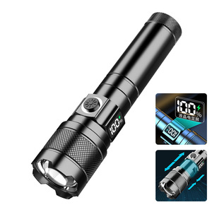White Laser <b>Led</b> <b>Flashlight</b> Xpe Rechargeable 18650 Battery Long Range Handheld Light - Product Image 4