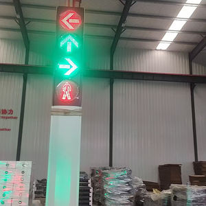 Tôle de couleur personnalisée tourner à gauche tourner à droite compte à rebours rouge vert lumière intégrée pour piétons feux de signalisation - Product Image 6