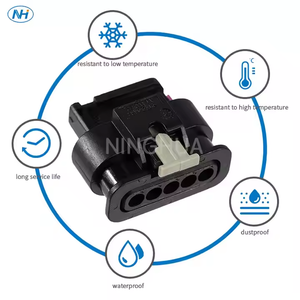 Khối lượng không thấm nước Cảm biến lưu lượng không khí maf với 5-Way Tyco PA66 kết nối đồng liên hệ với vật liệu cho Audi VW 4f0973705 Nam/Nữ - Product Image 5