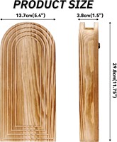 Vas Gantung Dinding Kayu Kustom, Pot Tanaman Indoor Kayu Solid, Penyangga Tanaman Dinding untuk Dekorasi Rumah