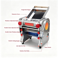 Machine multifonctionnelle pour la fabrication de nouilles et de pâtes fraîches avec épaisseur réglable pour une cuisine polyvalente
