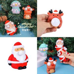 Nuevo Juguete Antiestrés de Navidad, Muñeco de Nieve de EVA para Apretar y Hacer Burbujas, Papá Noel, Reno, Marca HX, para Mayores de 14 Años - Product Image 2