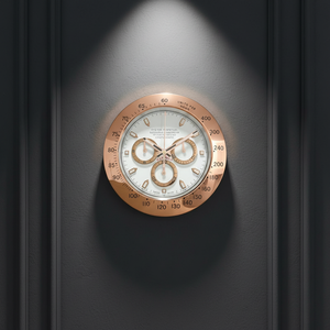 Orologio <span class=keywords><strong>da</strong></span> <span class=keywords><strong>Parete</strong></span> in Metallo di Lusso, 14 Pollici, <span class=keywords><strong>Design</strong></span> Quadrante Orologio, Silenzioso al Quarzo, Moderno Orologio Decorativo <span class=keywords><strong>da</strong></span> <span class=keywords><strong>Parete</strong></span> per Soggiorno e Arredamento Casa - Product Image 3