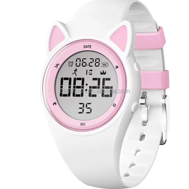 Latest girls digital watches led luminous chrono waterproof choice sport reloj femenino children's watch