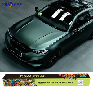Film de protection de carrosserie automobile YSH PET, changement de couleur, PPF mat, blanc aube, nouveau design, super brillant, 1,52*15m, facile à installer - Product Image 1