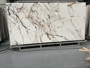 Lastra classica in pietra sinterizzata oro calacatta - Product Image 3