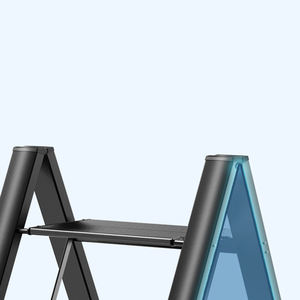 Silla Escalera Plegable <span class=keywords><strong>de</strong></span> Aluminio Color Champán, Capacidad <span class=keywords><strong>de</strong></span> Carga 150 kg, Grosor <span class=keywords><strong>de</strong></span> 1.2 mm, Certificación EN131, 2 Escalones, Ligera - Product Image 5