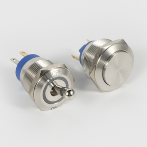 Botón pulsador metálico IP65 con retención de 12mm, 16mm, 19mm, 22mm, 25mm para panel de elevador de cangilones - Product Image 5