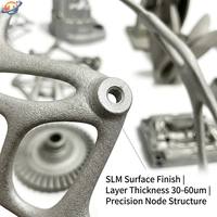 Service d'impression 3D sur mesure en métal SLM DMLS, pièces complexes en aluminium, titane, acier inoxydable, topologie optimisée, fabrication OEM