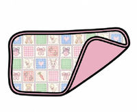 Bavoir pour bébé ZhengPai à motifs colorés, bavoir anti-bave pour l'alimentation des nourrissons, les repas des tout-petits et l'usage quotidien