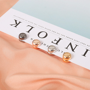 Thời Trang Đơn Giản Phong Cách Hồi Giáo Đơn Giản Vòng Mạnh Mẽ Nam Châm Nam Châm Khăn Quàng Khóa Khăn Choàng Trâm Dual-Sử Dụng Phụ Kiện Áo Sơ Mi Nút - Product Image 4