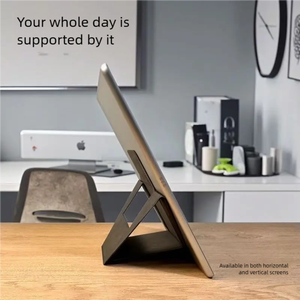 Support de tablette pliable ultra-fin invisible, adhésif réutilisable, support discret pour tablettes de 7 à 11 pouces - Product Image 4