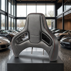 First-Quality Orifix Racing <b>Seat</b> PU Leather Headrest with Neck and <b>Back</b> Foam <b>Support</b> - Product Image 1