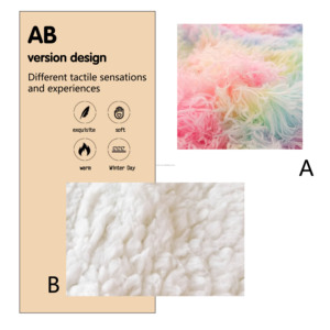 Edredón de invierno de 1 pieza, ropa de cama esponjosa, edredón cálido con tinte de corbata, edredón de algodón y poliéster, juego de cama estampado de retazos, uso doméstico - Product Image 3