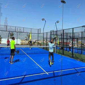 Envío en una semana Venta caliente Cancha de Pádel panorámica Canchas De <span class=keywords><strong>Padel</strong></span> Cancha de tenis de Pádel al aire libre en venta Comprar Cancha de pádel - Product Image 4