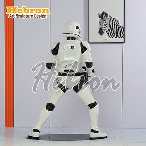 Figuras de <span class=keywords><strong>Stormtrooper</strong></span> Personalizadas a Precio de Fábrica, Escultura 3D de Tamaño Real, Estatua para Año Nuevo y Graduación - Product Image 3