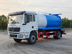 Factory Direct Supply Shacman 15CBM Sewage <b>Suction</b> Truck 2 Axle Large <b>Suction</b> Vacuum <b>Pump</b> Septic Cleaning Truck Export Africa - Product Image 4