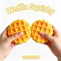 Jouet sensoriel souple et moelleux en forme d'animal, gaufre croustillante de haute qualité, anti-stress, cadeau pour filles et garçons, unisexe, 5-7 ans
