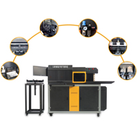 Nouvelle machine automatique chinoise de cintrage de lettres pour enseignes néon, CNC, pour lettres en acier inoxydable/aluminium, avec ajustement