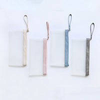 Étui à crayons transparent en PVC mignon avec logo personnalisé, pochette à crayons transparente en PVC avec fermeture éclair et poignée