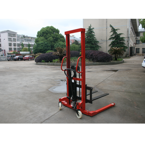 ヘリ手動スタッカー<span class=keywords><strong>1.5T</strong></span>油圧フォークリフト、ストラドルレッグ付きハンドパレットトラック、電動パレットスタッカー（資材運搬用） - Product Image 3