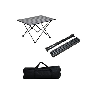 HISPEED Portable <strong>Camping</strong> Side <strong>Table</strong> Ultralight Aluminum Roll up <strong>Camping</strong> Car <strong>Small</strong> Folding <strong>Tables</strong> for <strong>Camping</strong> - Product Image 3