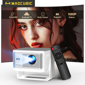 Projecteur Magcubic HY350 compatible 8K, résolution native 1080p, LED à courte focale, haute luminosité pour la maison et l'extérieur - Product Image 1