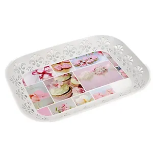 eco-friendly restaurant plastic serving tray waterlogged good quality dinner ware
