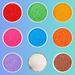 Caramelle di zucchero colorate al gusto di frutta all'ingrosso per macchine automatiche per zucchero filato, gusto fragola - Product Image 1