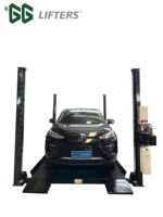 Ascenseur de voiture hydraulique à 4 postes de haute qualité équipement de stationnement de garage intelligent personnalisé pour 2 voitures entraînement de moteur en acier