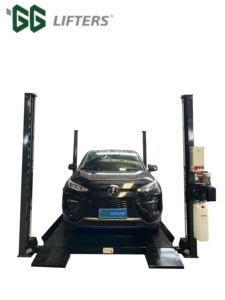 Di alta qualità 4 Post idraulico auto ascensore casa intelligente Garage attrezzature di parcheggio su misura per 2 auto in acciaio materiale motore azionamento - Product Image 4