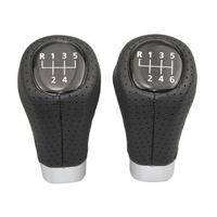 Poignée de levier de vitesses en cuir et plastique pour BMW Série 1 3 5 6 E30 E39 E46 E53 E60 E63 E83 E87 E90 E92 M3 M4 M5 X5 X6 Accessoires de voiture