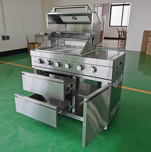 <span class=keywords><strong>Barbecue</strong></span> a Gas in Acciaio <span class=keywords><strong>Inox</strong></span> <span class=keywords><strong>per</strong></span> Cucina Esterna Personalizzato dal Produttore, 4 Bruciatori - Product Image 5