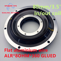 Compresseur 4592 coaxial à double bobine 3,5 pouces et 1,75 pouces (89 mm et 44,4 mm) avec aimant en néodyme, haut-parleur large bande MF/HF, accessoires pour haut-parleurs