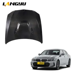 Xe cơ thể Kit Phụ kiện sợi carbon động cơ Bìa phía trước nắp ca-pô cho BMW 3 Series E92 M3 phong cách động cơ mui xe