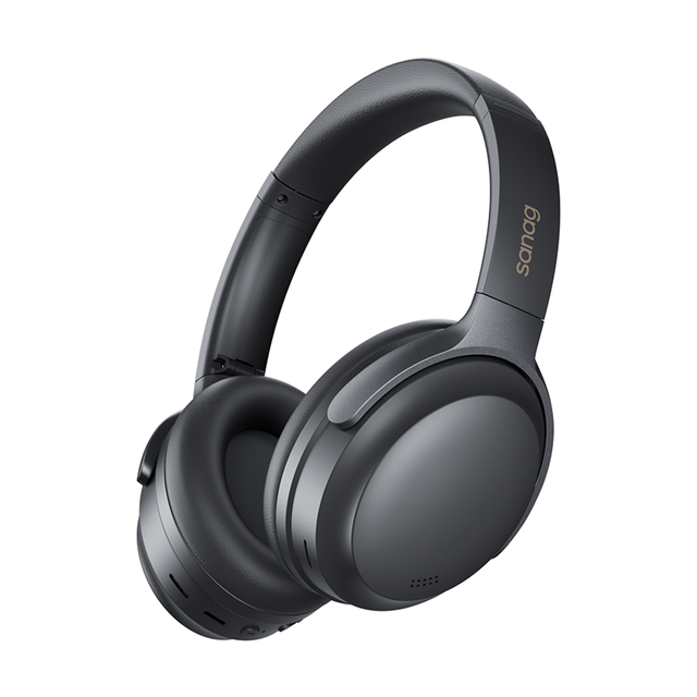 In Stock Sanag D60S Over-Ear ANC Headphones 48dB Active Noise Cancelling Wireless Hi-Res Audio 50H Playtime Headset