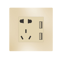 Interrupteurs et prises muraux Orbita avec ports de charge USB/Type-C adaptés aux interrupteurs d'éclairage et aux prises de courant de la maison/de l'hôtel
