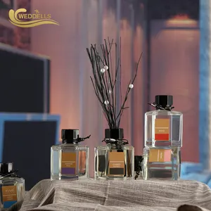 Decoratieve Glazen Fles Parfum Diffuser Nieuwe Geur Gedroogde Bloem Aromatherapie Reed Diffuser