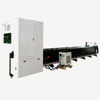 Machine de découpe laser à fibre CNC pour tubes métalliques, haute précision, système de contrôle Cypcut, prise en charge AI/PLT
