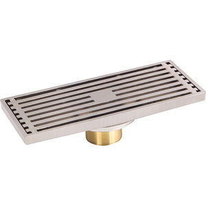 2025 moderno antico lungo drenaggio del pavimento in ottone cromato finitura lucida rifiuti della doccia per il bagno dell'hotel bacini - Product Image 3