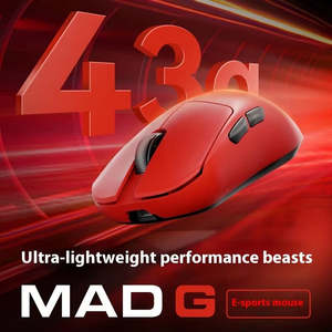 เมาส์ไร้สาย Alibaba Online Shopping FGG <span class=keywords><strong>Mad</strong></span> G <span class=keywords><strong>Max</strong></span> 8k Paw3395 น้ำหนักเบาพิเศษ 43 กรัม แบบสองโหมด สำหรับเล่นเกมและทำงาน - Product Image 5