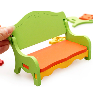 <span class=keywords><strong>Jouet</strong></span> de meubles 3D DIY en gros, design moderne en bois écologique, tables et chaises multifonctionnelles pour bébés, <span class=keywords><strong>jouet</strong></span> de jeu d'imitation - Product Image 4